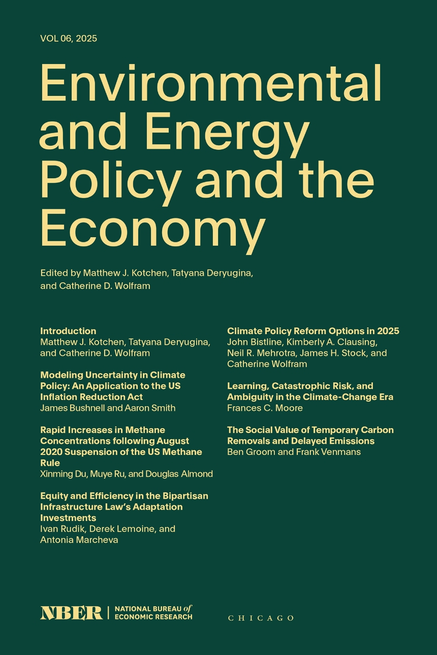 Environmental and Energy Policy and the Economy