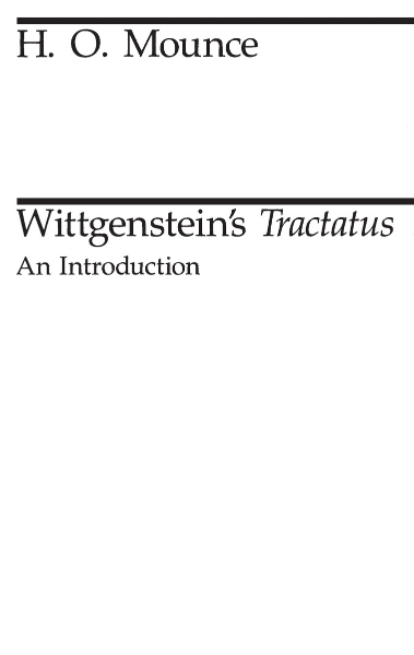 Wittgenstein’s Tractatus